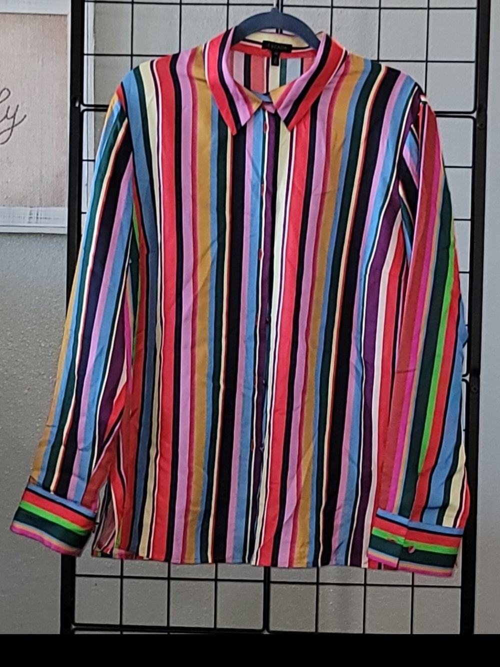 Escada Nicoli Multicolor Striped Men's Button-Up Shirt